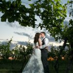 Couple in the vineyard, Wedding Ceremonies and Receptions at Casa Larga Vineyards