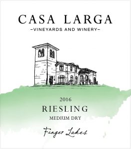 2016 Casa Larga Vineyards Medium Dry Riesling