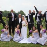 Bridal party in vineyard, Wedding Receptions and Ceremonies at Casa Larga Vineyards