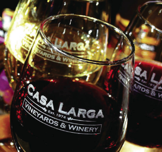 Red wine, Casa Larga Vineyards