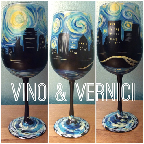 Starry Night Over Roc for Sip and Paint Series at Casa Larga Vineyards