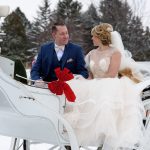 Horse and Carriage, Winter Wedding, Weddings and Ceremonies at Casa Larga Vineyards