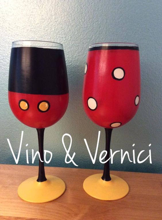 Magical Mouse Glasses for Sip and Paint Series at Casa Larga Vineyards