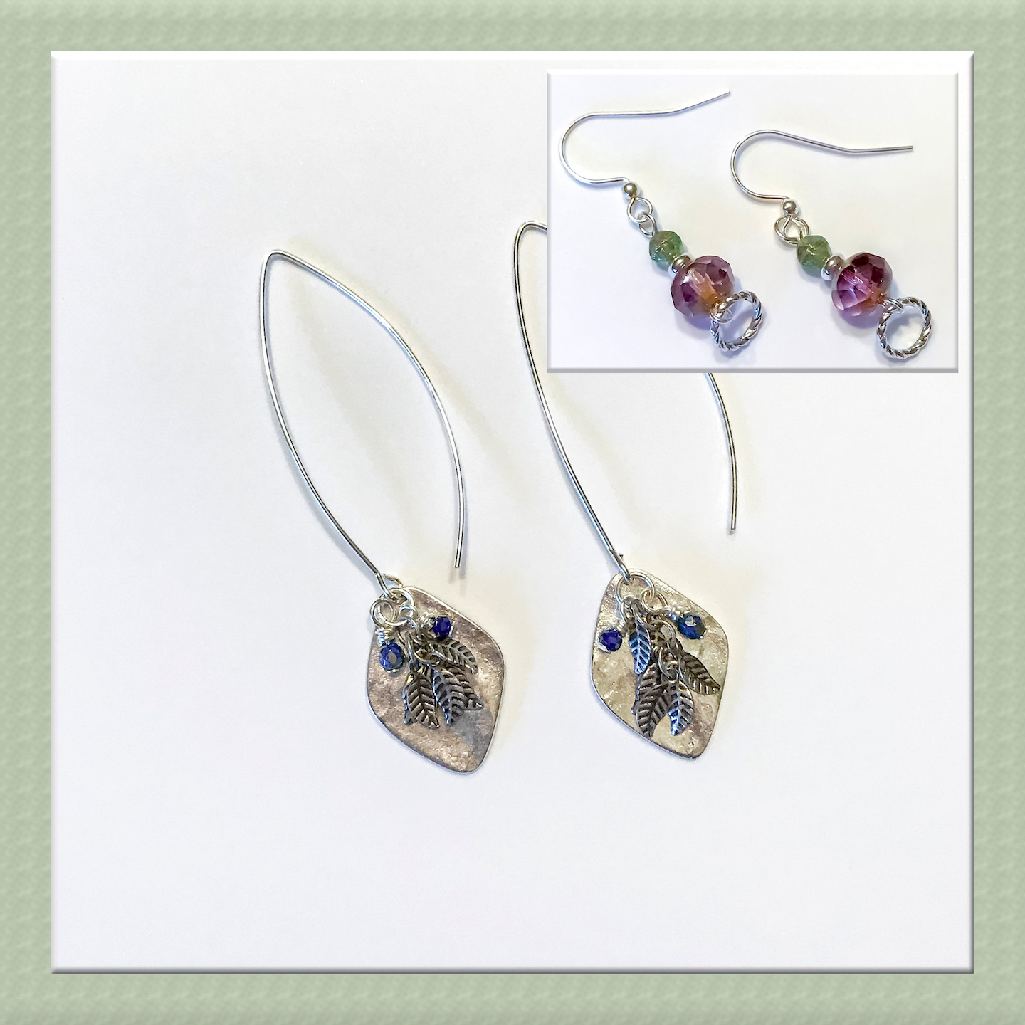 Celebration Day Earrings for Sip and Bead Series at Casa Larga Vineyards