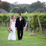Couple in the Vineyards, Wedding Ceremonies and Receptions at Casa Larga Vineyards