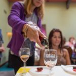 Wine tasting, Purple Foot Festival at Casa Larga Vineyards